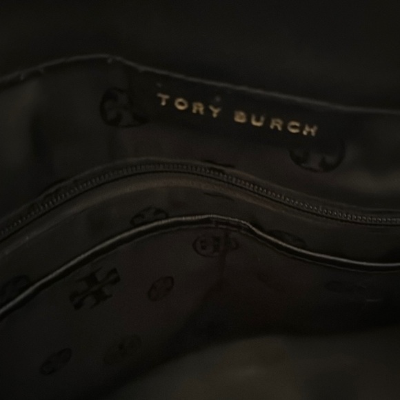Tory Burch Black Leather Tote - Picture 5 of 6